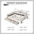 Modern And Stylish Wood Upholstered Tufted Davbed With Two Drawers