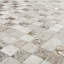 Hera Geometric Handmade Leather Ivory/Gold Area Rug-330869758-400339953