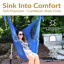 Plummer Soft-Spun Polyester Rope Hanging Hammock Chair - Blue-31336096