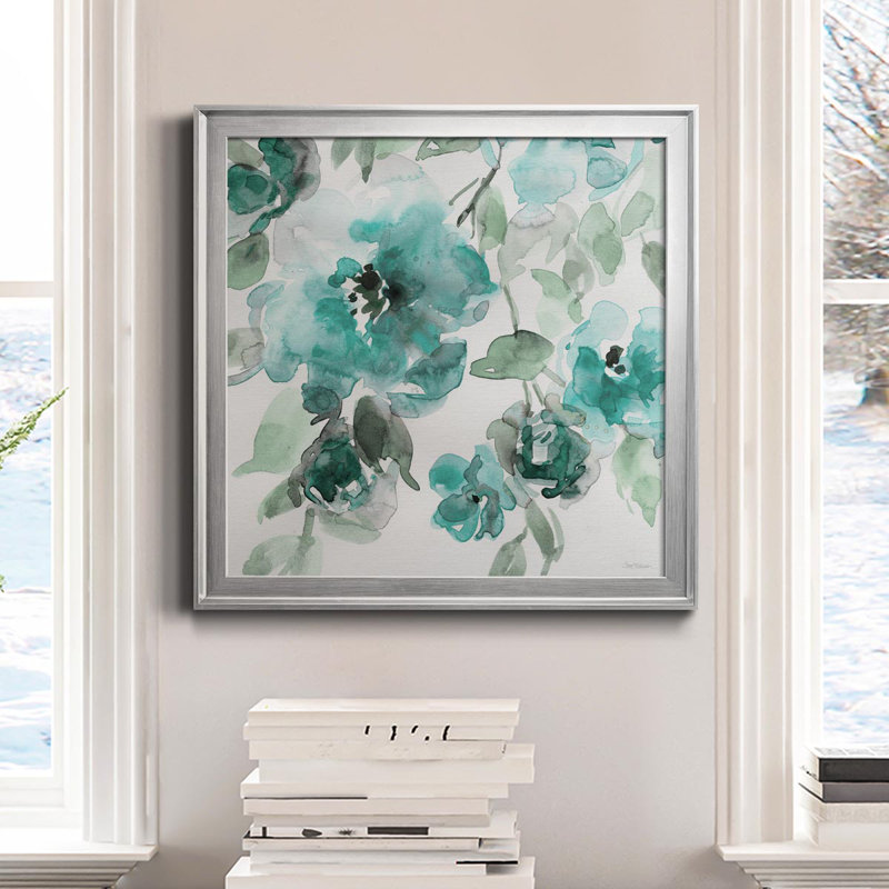 Belle sarcelle I - Reproduction d'art sur toile encadrée, Argent, H 17,5 po x l 17,5 po x P 1,5 po