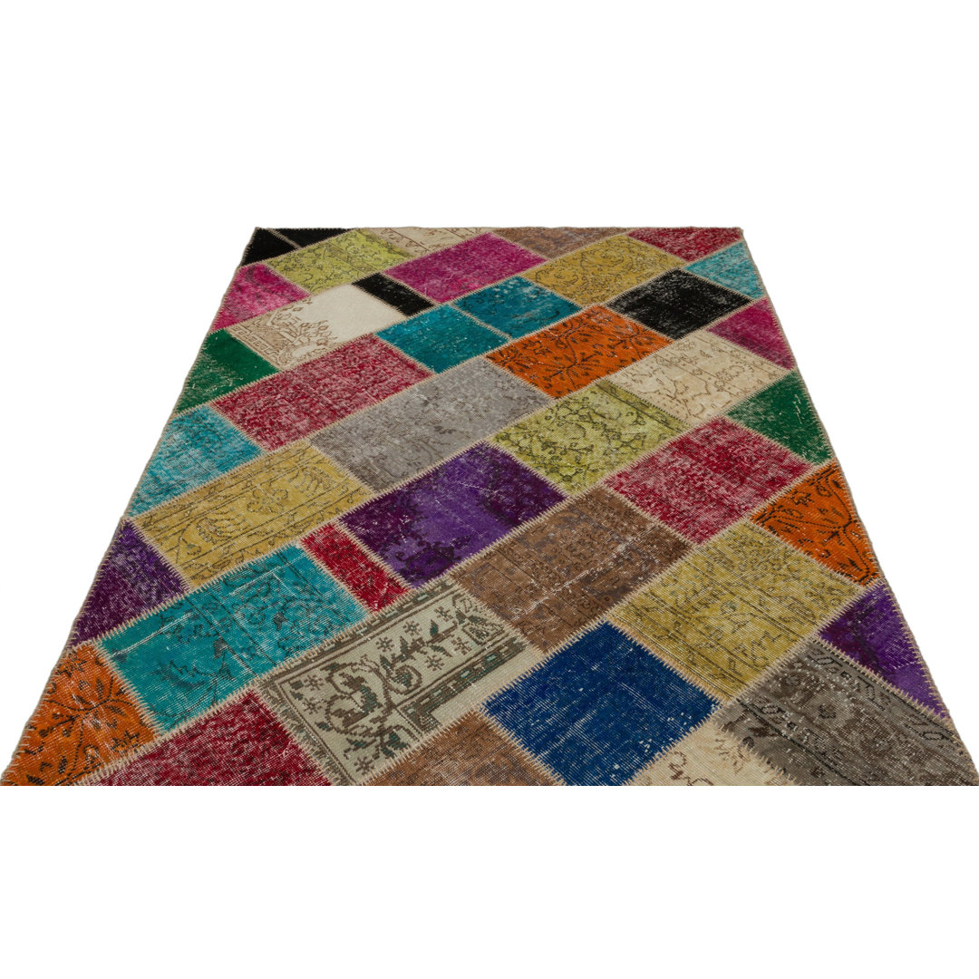 Round 21641 Hand Knotted Area Rug