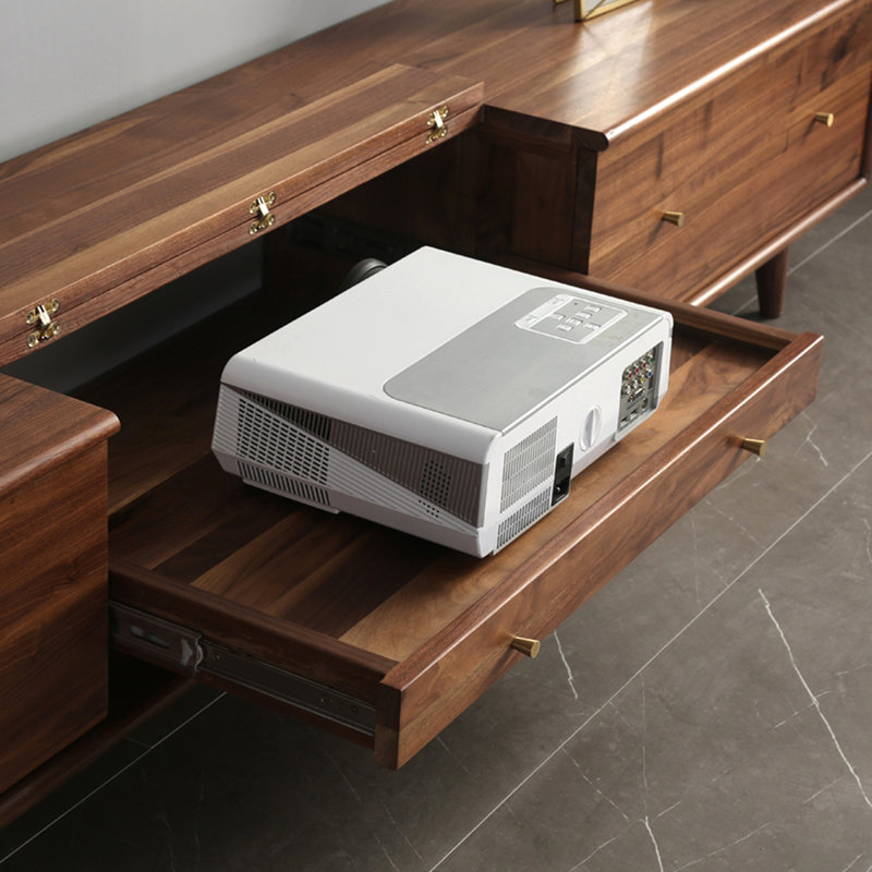 Meuble télé Nordic Style, 17.7"H x 70.9"L x 17.7"W