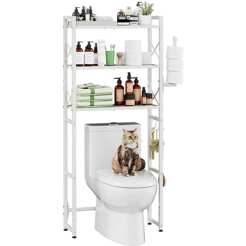 Support de rangement au-dessus de la toilette