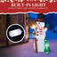 Décoration de Noël gonflable de Noël en forme de bonhomme de neige illuminé 6,2 pi