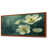 Toile avec cadre flottant brun