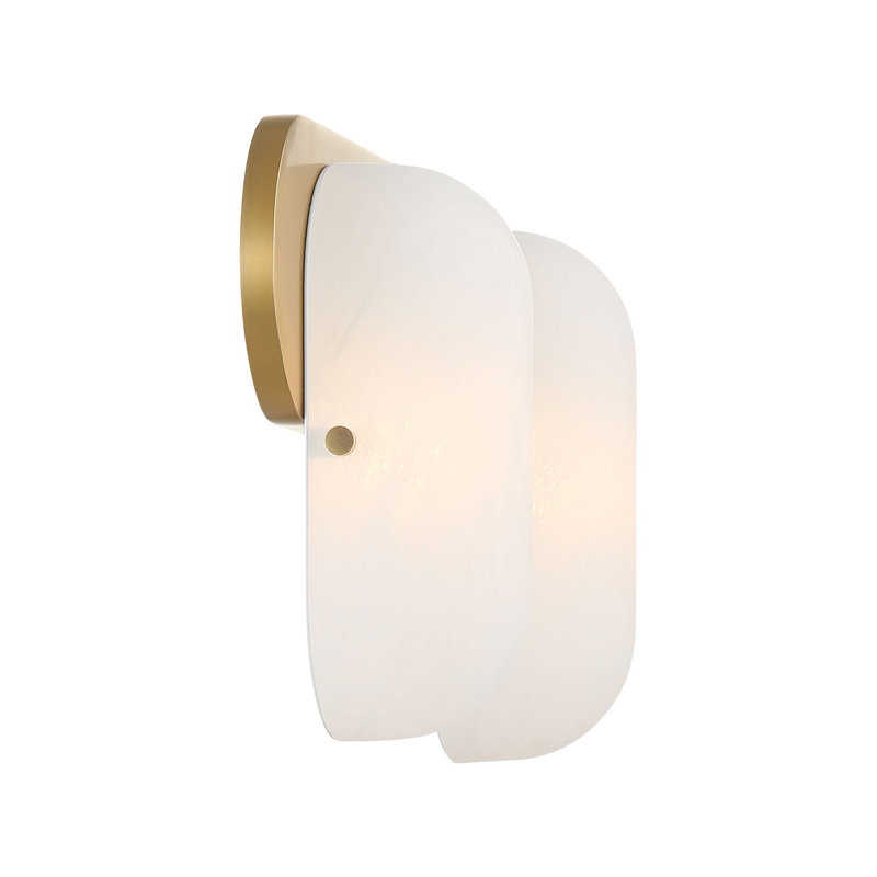 Heathcote Vanity, 2 Lights, 8.5" H x 16" W x 3.5" D, 120 W