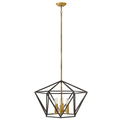 Lustre géométrique de style bougie à 6 lumières Theory