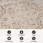 Tapis texturé beige texturé-984836610