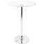 Table de bar contemporaine transparente Clear