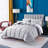 All Season Down Alternative Quilted Comforter Set-Soft Microfiber Seersucker Bedding Set Textured-74498051-74498053