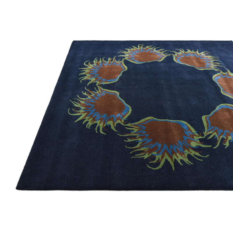 Tapis bleu marine 8 pi Pineland
