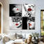 «Red Lips Pop», ensemble de 4 reproductions sur toile par L. C. Sutton Creations-1603170151