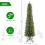 Arbre de Noël mince avec support en métal-117479287-117479283