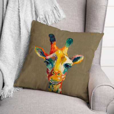 Outdoor Reversible Throw Pillow