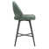 Etna Swivel Upholstered Counter Stool with Metal Frame