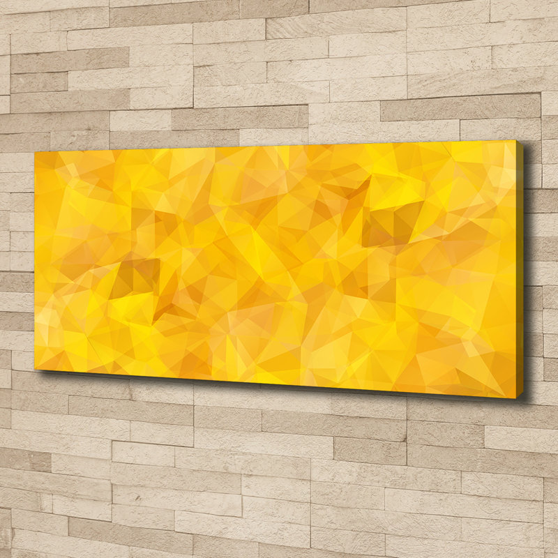 Abstraction Triangles - Wrapped Canvas Print