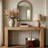 70.87" Solid Wood Farmhouse Console Table