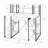 All Purpose White Finish Writing Desk-1526768541
