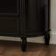 Console noire en bois massif-163452893