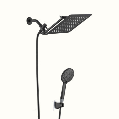 High-Pressure Rainfall Shower Head and Handheld Shower Set