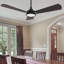 Ventilateur de plafond intelligent DEL à 3 pales 56 "avec lumière -541540811-541540806