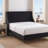 Melaya Wingback Upholstered Platform Bed Frame-628684016-640475827