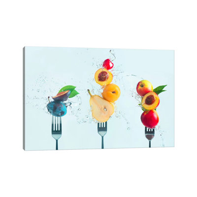 Making Fruit Salad 1 Piece Wrapped Canvas Panoramic Painting