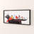 Javin Wood Framed Canvas Wall Decor with Birds on Dog