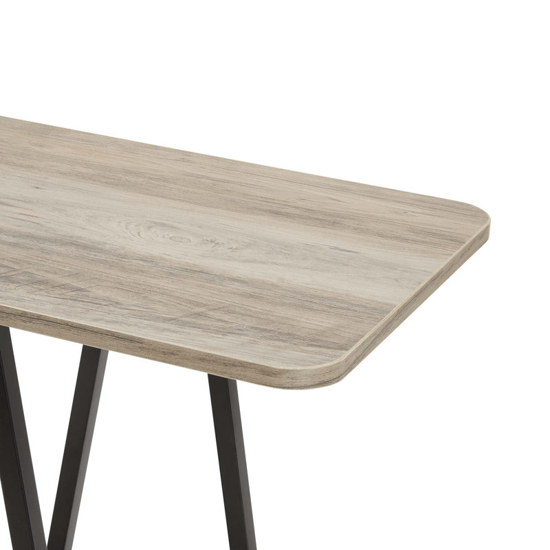 Buffet 47,24 po avec 2 tablettes Modern, Gris