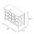 Adame Kids 6 - Drawer Dresser-767588451