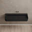 Lavabo de salle de bain mural cannelé à surface solide 31,5 po x 18 po Monblari-133356775-126479010