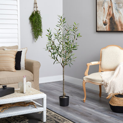 Olive artificielle en pot