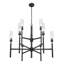 Lustre 9 lumières noir mat Granton-123223045