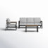 Townsend 3 Piece Sofa Seating Group with Sunbrella® Cushions