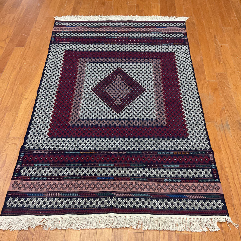 Wool Geometric Indoor Rug