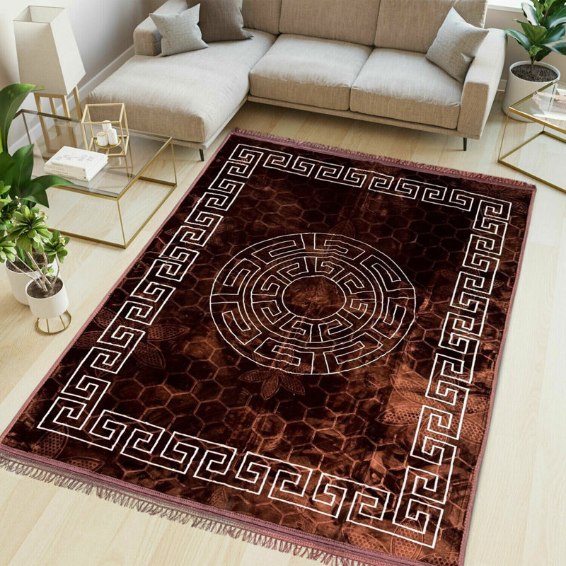 Geometric Indoor / Outdoor Area Rug, Rectangle 160 x 230 cm