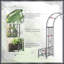 Outsunny 6.7' Steel Garden Arch Arbour With Scrollwork Hearts