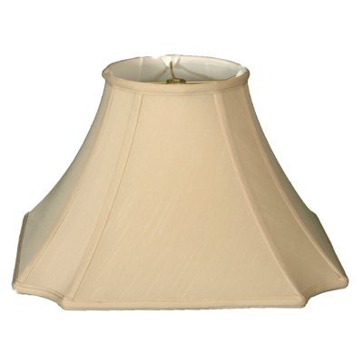 Abat-jour cloche en soie / shantung (araignée)