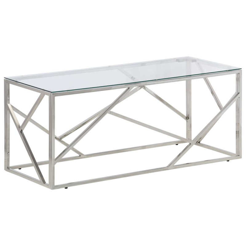 Atha Frame Single Coffee Table, Silver