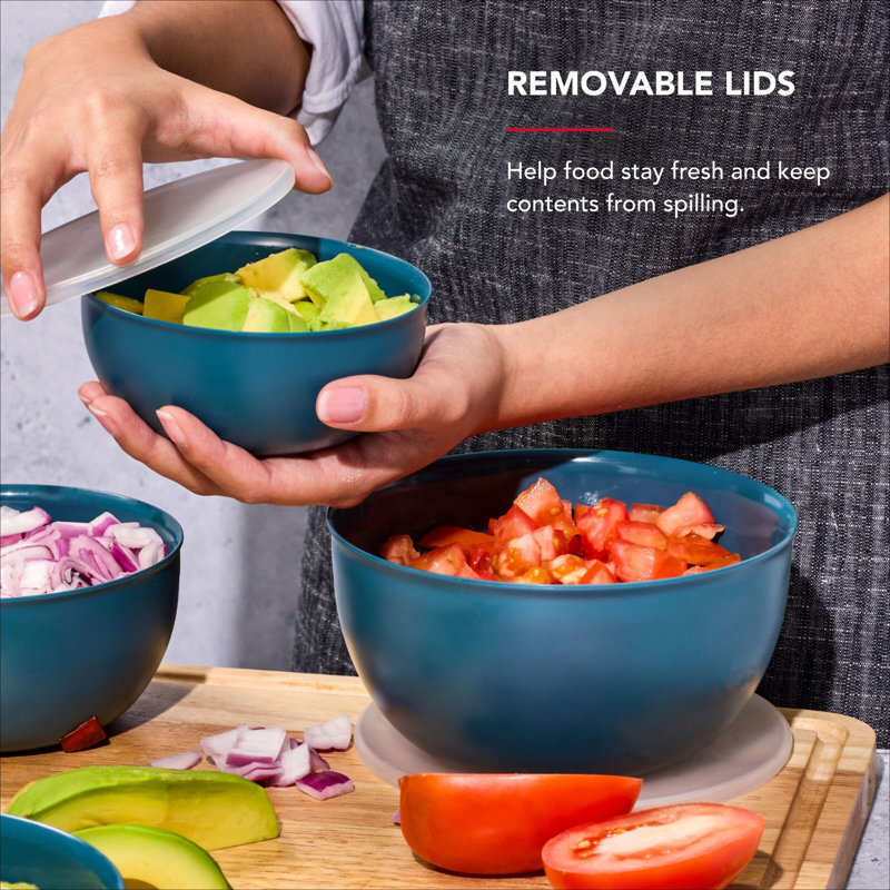 KitchenAid® 4-Piece Prep Bowl Set with Lids