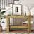 55-Inch Farmhouse Console Table,Wooden Rectangular Sofa Table Behind The Couch,Industrial Entryway Table With Storage For Living Room,Entrance,Hallway-1163686463