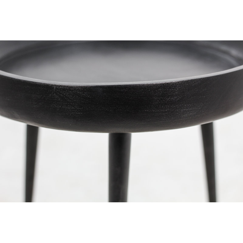 Muni Tray Top End Table, Black