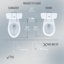 TOTO® WASHLET® S2 Electronic Bidet Toilet Seat with Instantaneous Water Heating, PREMIST and EWATER+ Wand Cleaning, Elongated, Cotton White - SW3346#01-936611586-936611596