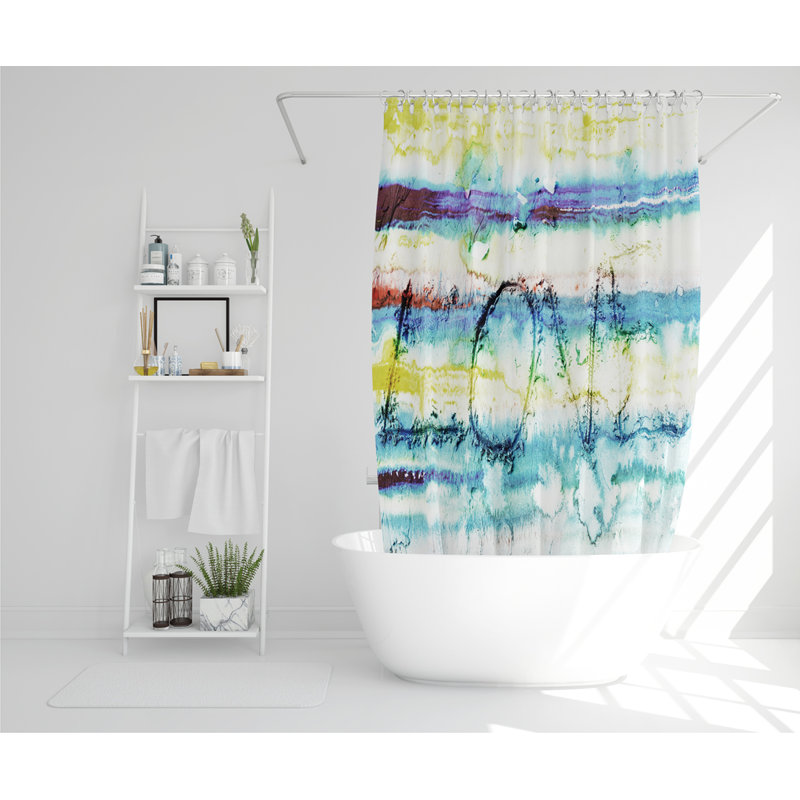 Dimon Polyester Shower Curtain Set