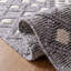 Tapis gris en laine / coton tissé à la main Seguin Natura-887389997