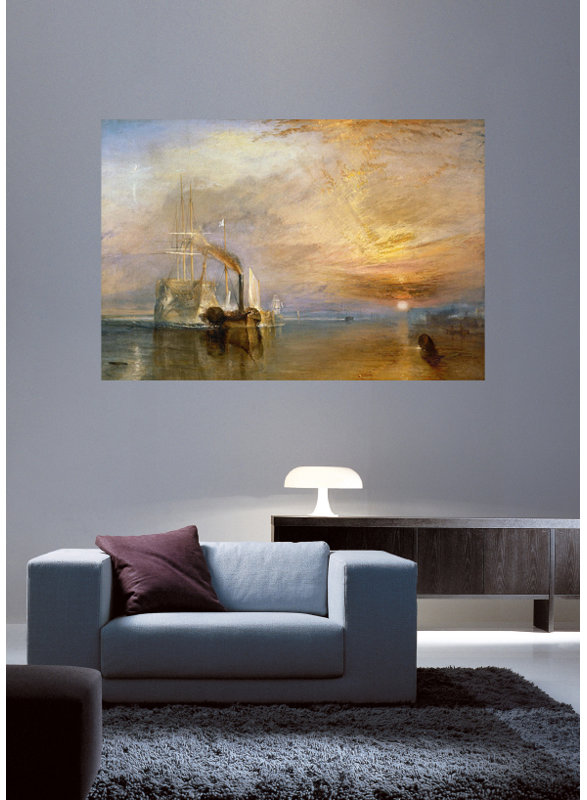 The Fighting Temeraire 'par J.M.W. Affiche Turner, H 18 po x l 24 po