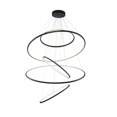 5 - Light LED Geometric Pendant