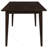 Henin Cappuccino Rectangle Dining Table