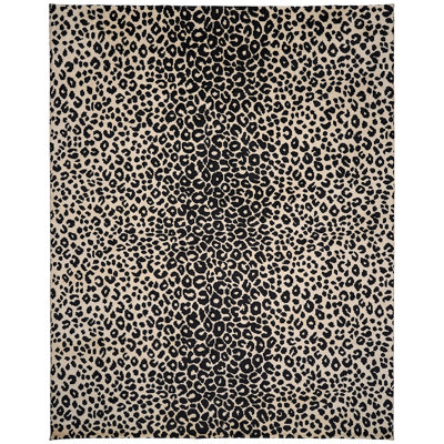 Iconic Leopard Hand-Knotted Rug