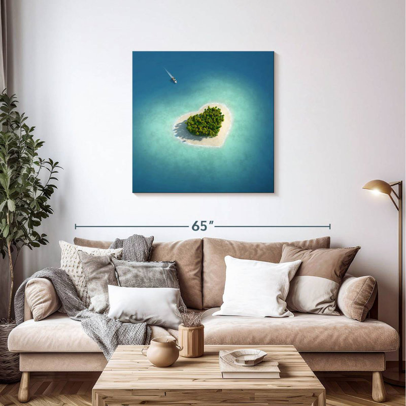 Gillard Heart Islet, H 36 po x l 36 po